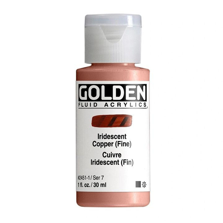 GOLDEN Fluid Irizáló akrilfesték 30 ml – 2451 réz