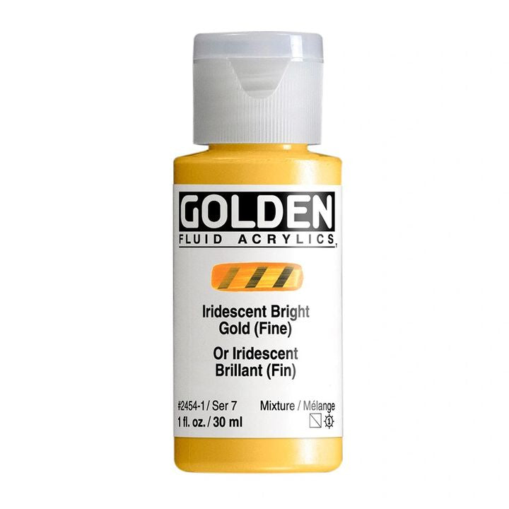 GOLDEN Fluid Irizáló akrilfesték 30 ml – 2454 arany fény
