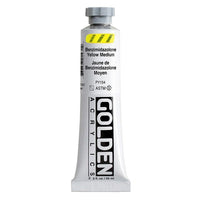 GOLDEN Heavy Body akrilfesték 148 ml – 1008 benzimidazolon közepes sárga színben