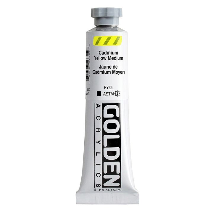 GOLDEN Heavy Body akrilfesték 148 ml – 1130 kadmium közepes sárga