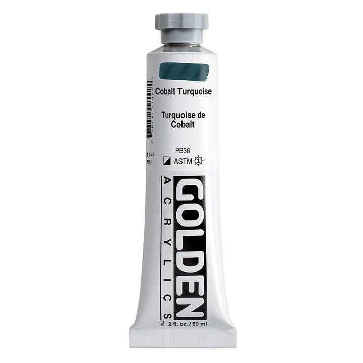 GOLDEN Heavy Body akrilfesték 59 ml – 1144 kobalt türkiz