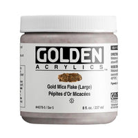 GOLDEN Heavy Body Mica Flake akril festék – 4078 arany szemcsés durva