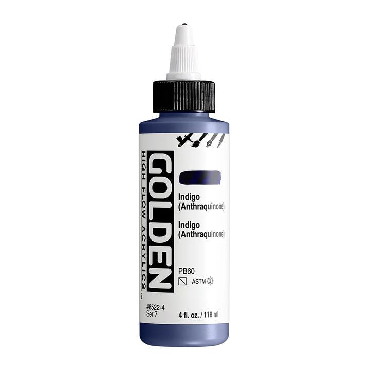 GOLDEN High Flow akril festék 118 ml – 8522 Indigo Anthraquinónová