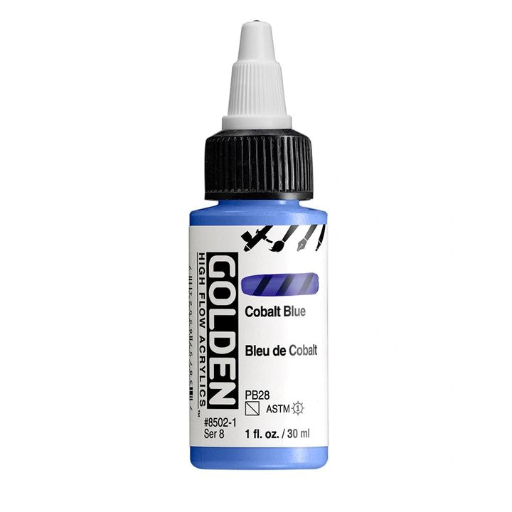 GOLDEN High Flow akril festék 30 ml – 8502 Kobaltkék