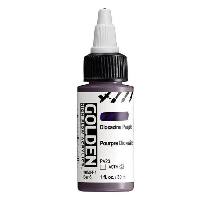GOLDEN High Flow akril festék 30 ml – 8504 Dioxazin ibolya