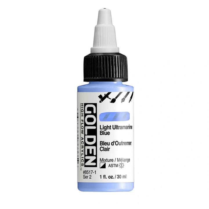 GOLDEN High Flow akril festék 30 ml – 8517 Világos ultramarin kék