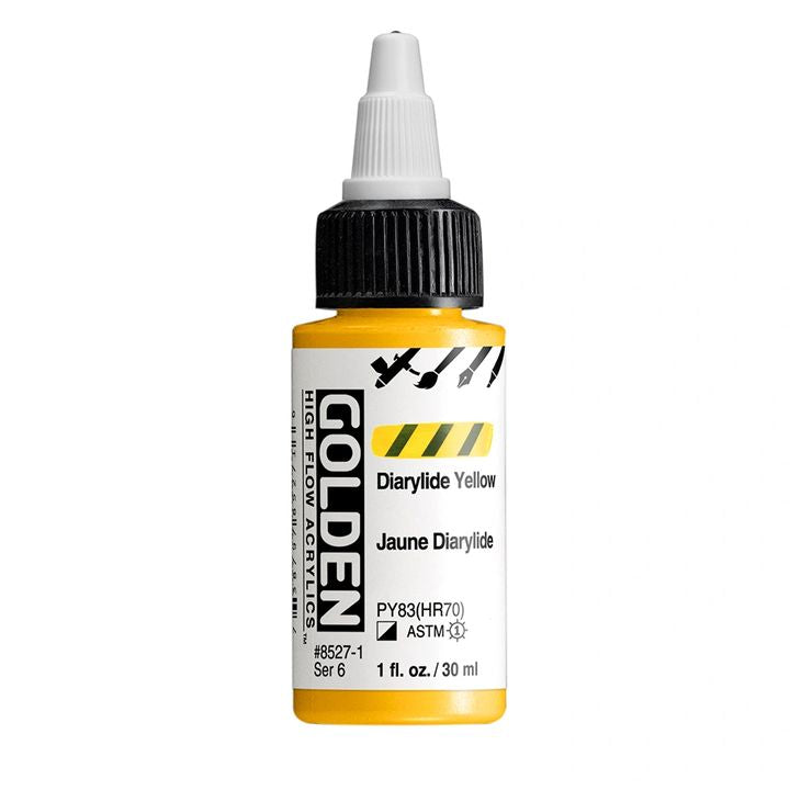 GOLDEN High Flow akril festék 30 ml – 8527 Diarilid sárga
