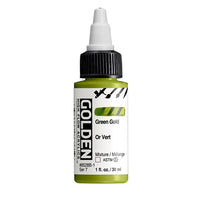 GOLDEN High Flow akril festék 30 ml – 8528 Zöld arany