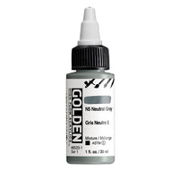 GOLDEN High Flow akril festék 30 ml – 8533 N5 Semleges szürke