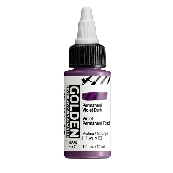GOLDEN High Flow akril festék 30 ml – 8536 Állandó lila sötét