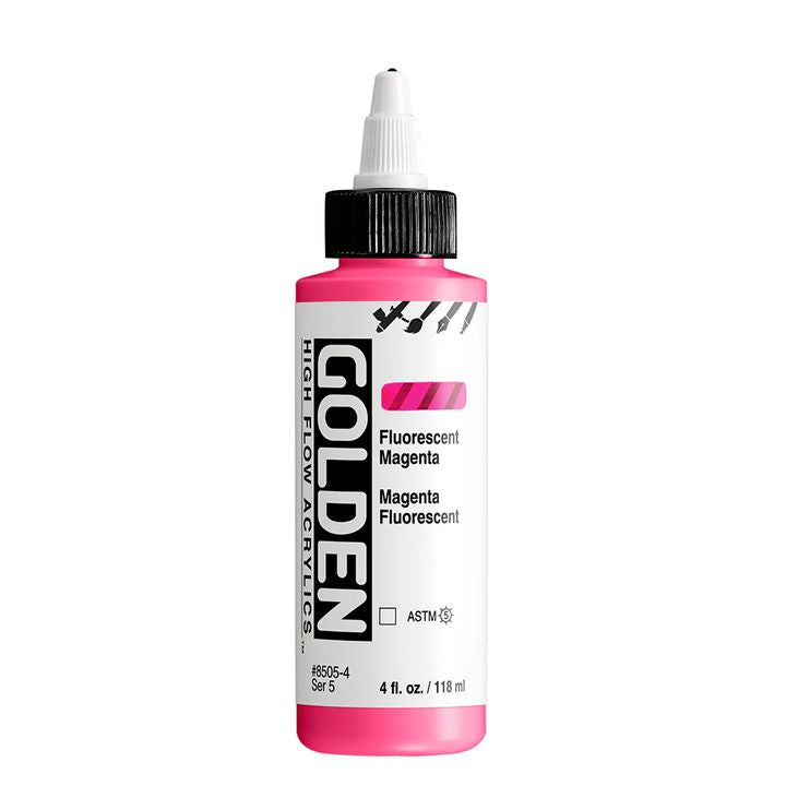 GOLDEN High Flow fluoreszkáló akrilfesték 118 ml – 8505 Magenta