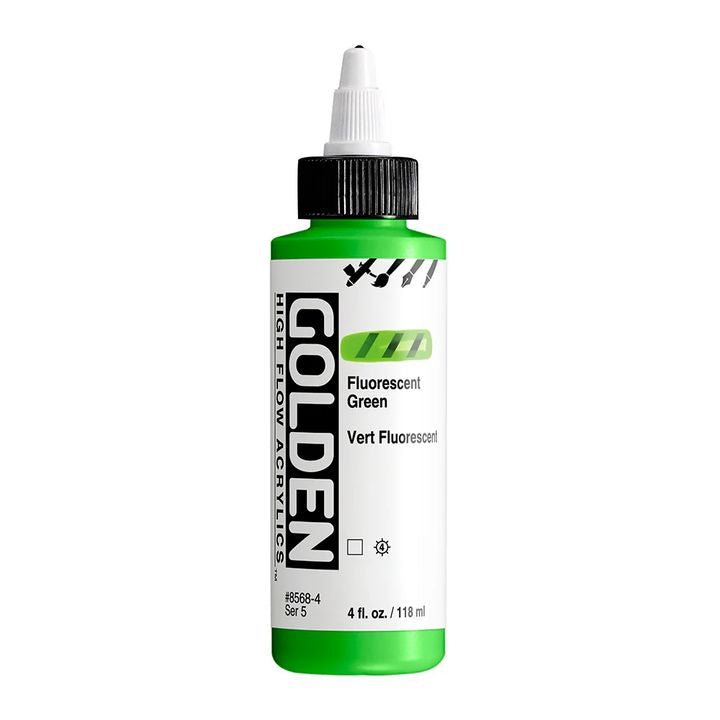 GOLDEN High Flow fluoreszkáló akrilfesték 118 ml – 8568 Zöld