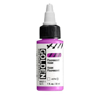GOLDEN High Flow fluoreszkáló akrilfesték 30 ml – 8507 Lila