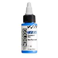 GOLDEN High Flow fluoreszkáló akrilfesték 30 ml – 8566 Kék