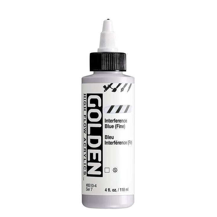 GOLDEN High Flow Interferencia akrilfesték 118 ml – 8510 Kék finom