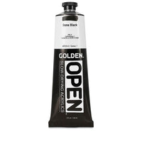 GOLDEN OPEN lassan száradó akrilfesték 148 ml – 7010 Csont fekete
