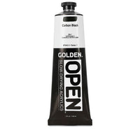 GOLDEN OPEN lassan száradó akrilfesték 148 ml – 7040 szénfekete