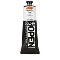 GOLDEN OPEN lassan száradó akrilfesték 148 ml – 7070 Kadmium narancssárga