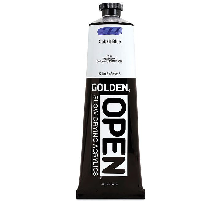 GOLDEN OPEN lassan száradó akrilfesték 148 ml – 7140 Kobaltkék