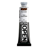 GOLDEN OPEN lassan száradó akrilfesték 59 ml – 7030 Égett Umbra