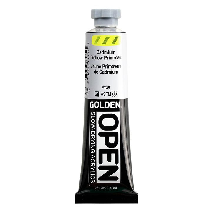 GOLDEN OPEN lassan száradó akrilfesték 59 ml – 7135 kadmiumsárga Primrose