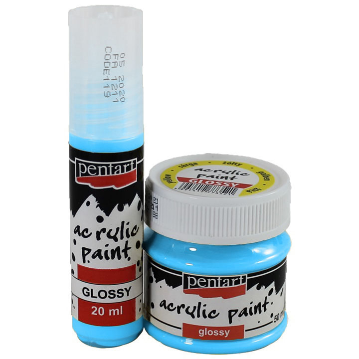 Akrilfesték - fényes 20ml – light blue