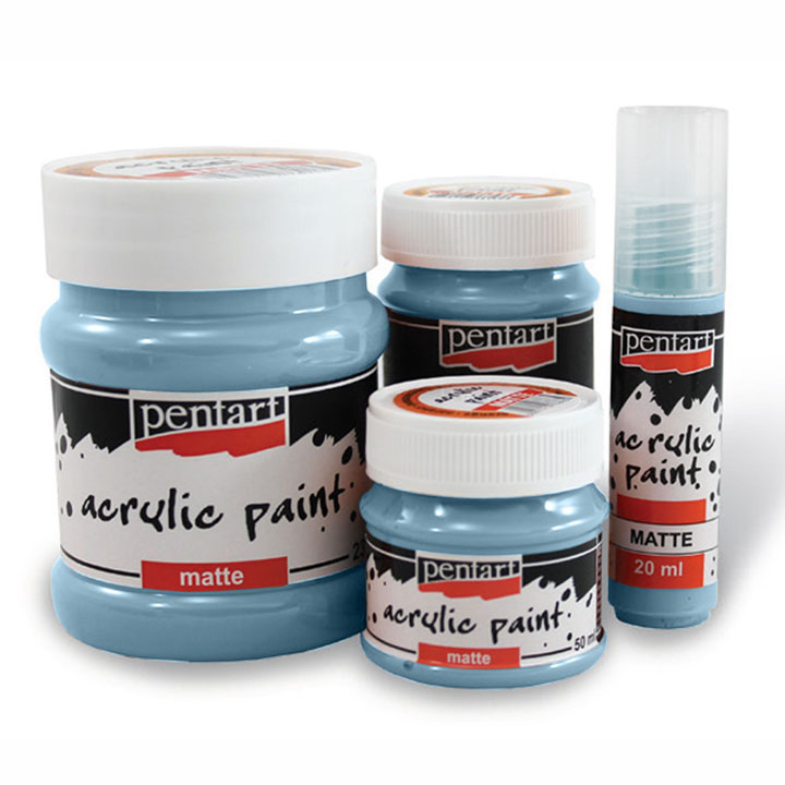 Akrilfesték matt - 230 ml – 4119 country blue
