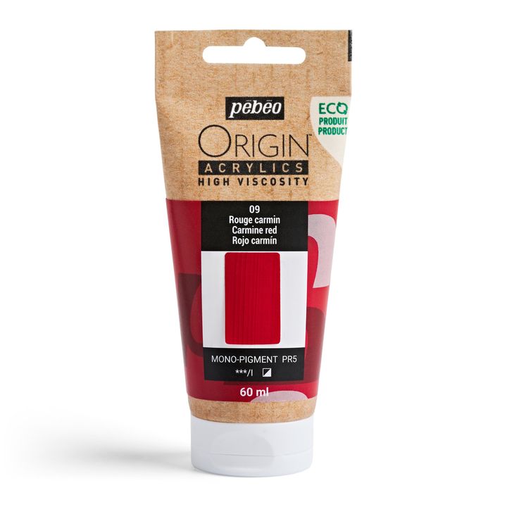 Pebeo ORIGIN akrilfesték 60 ml – bíborvörös