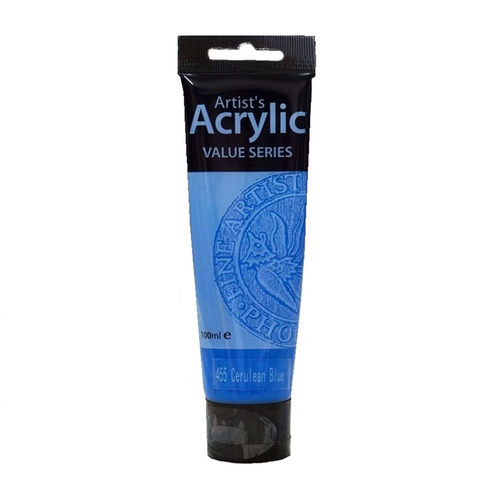 Akrilfesték PHOENIX 200 ml – 455 Cerulean Blue