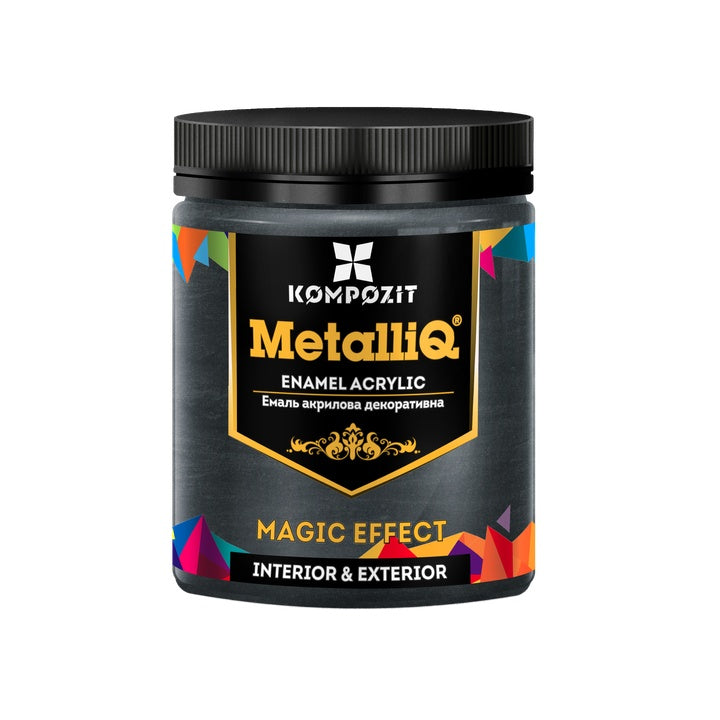MetalliQ kompozit metál akril festék 500g – gyöngyházfekete