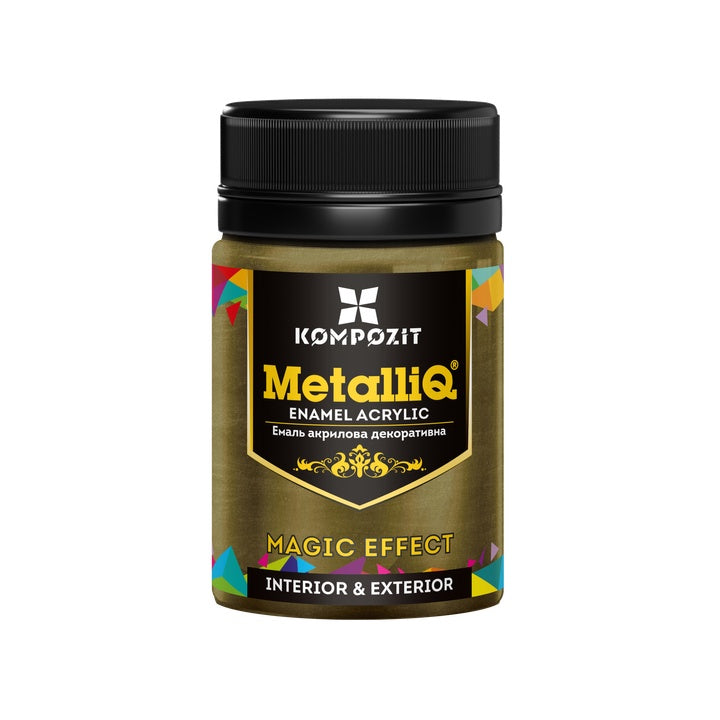 MetalliQ Kompozit akrilfesték fémes hatású 70g – Római arany