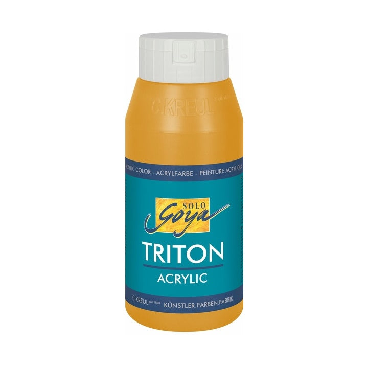 Akrilfesték Solo Goya TRITON 750 ml – Ragyogó világos okker