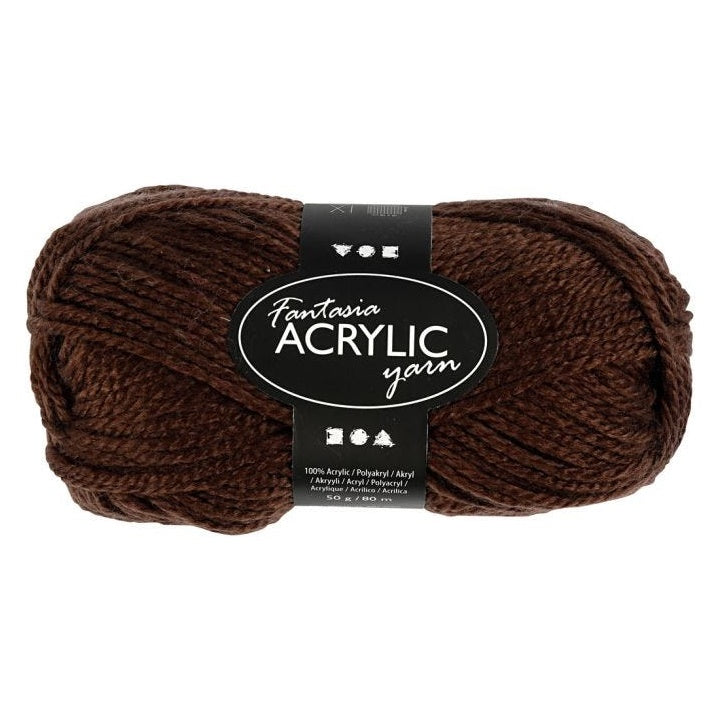 Akril fonal Fantasia 80 m – barna