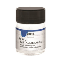 KREUL METALLIC akrilfestékek 50 ml – gyöngyház fehér