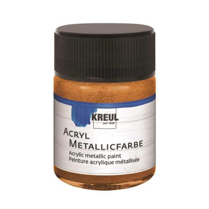 KREUL METALLIC akrilfestékek 50 ml – arany bronz