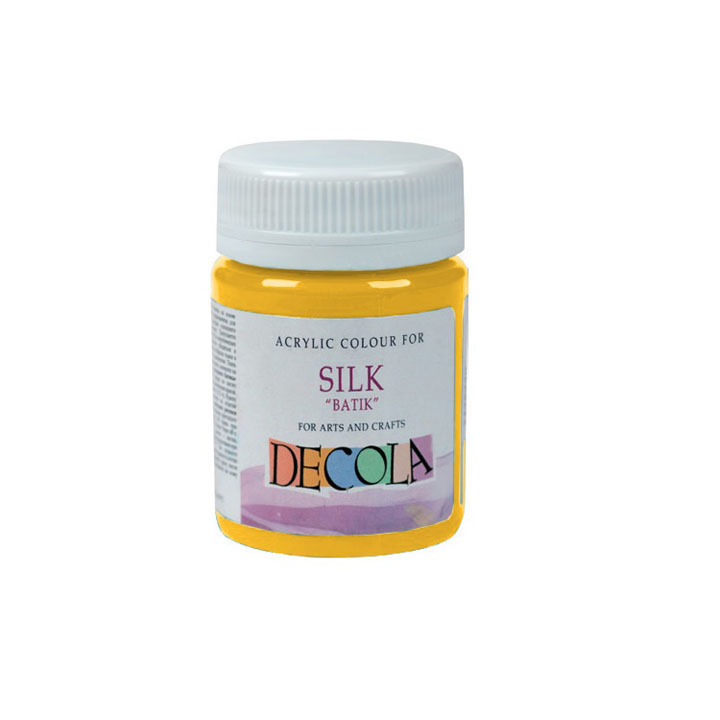 Akrilfesték selyemhez Decola Batik 50 ml – 220 Yellow Medium