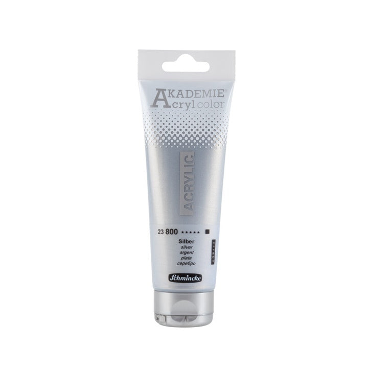Schmincke AKADEMIE akrilfestékek 120 ml – 800 ezüst