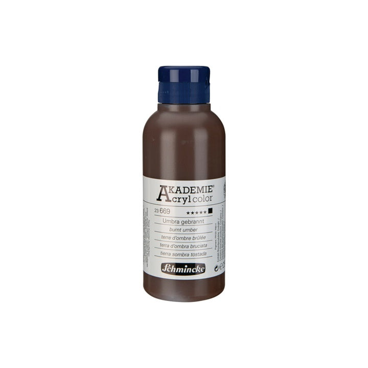 Schmincke AKADEMIE akrilfestékek 250 ml – 669 égetett umbra