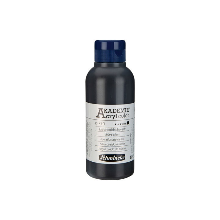 Schmincke AKADEMIE akrilfestékek 250 ml – 770 mars fekete