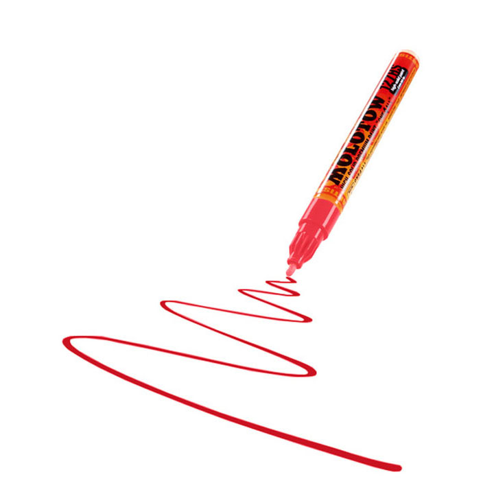 Akril filctoll MOLOTOW ONE4ALL 2mm – Traffic Red