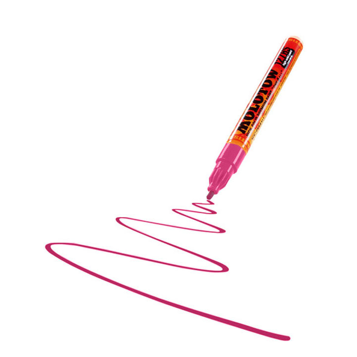 Akril filctoll MOLOTOW ONE4ALL 2mm – Neon Pink