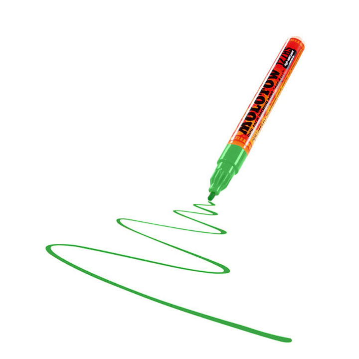 Akril filctoll MOLOTOW ONE4ALL 2mm – KACAO77 Green