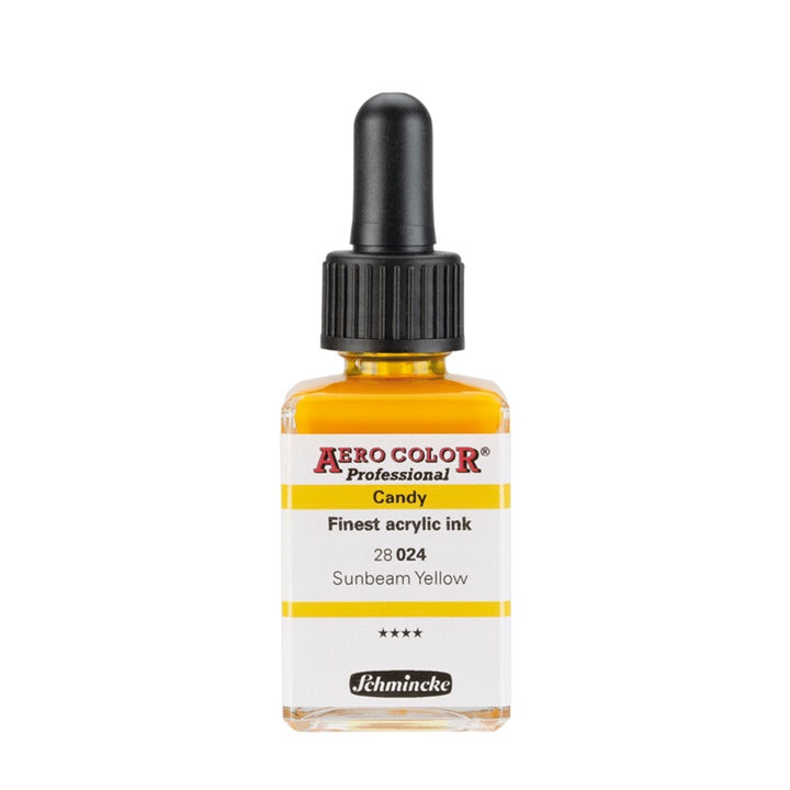 Schmincke AERO COLOR Professional Candy akril tinta 28 ml – 024 sunbeam sárga