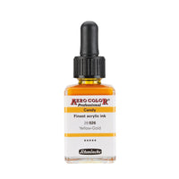 Schmincke AERO COLOR Professional Candy akril tinta 28 ml – 026 aranysárga