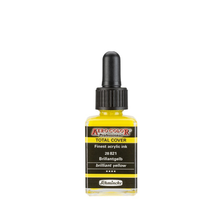 Schmincke AERO COLOR Professional Total Cover akril tinta 28 ml – 821 briliáns sárga