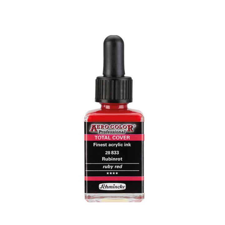 Schmincke AERO COLOR Professional Total Cover akril tinta 28 ml – 833 rubin vörös