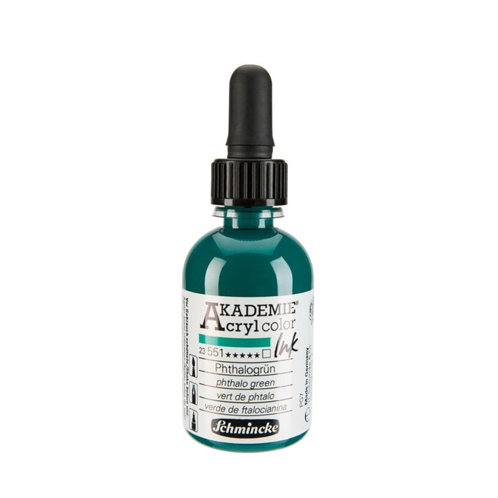 Akril tinta Schmincke AKADEMIE 50 ml – 551 Ftalo zöld