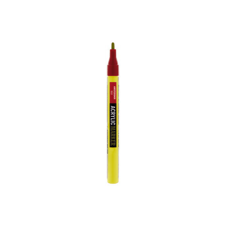 Akril marker AMSTERDAM SMALL 2mm / 30 szín – primary yellow