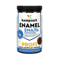 Akril zománc KOMPOZIT PROFI Gloss 0,3 l – Barna
