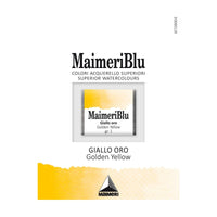 Akvarell festék MAIMERI Blu – félszilkés 1,5 ml – Aranysárga